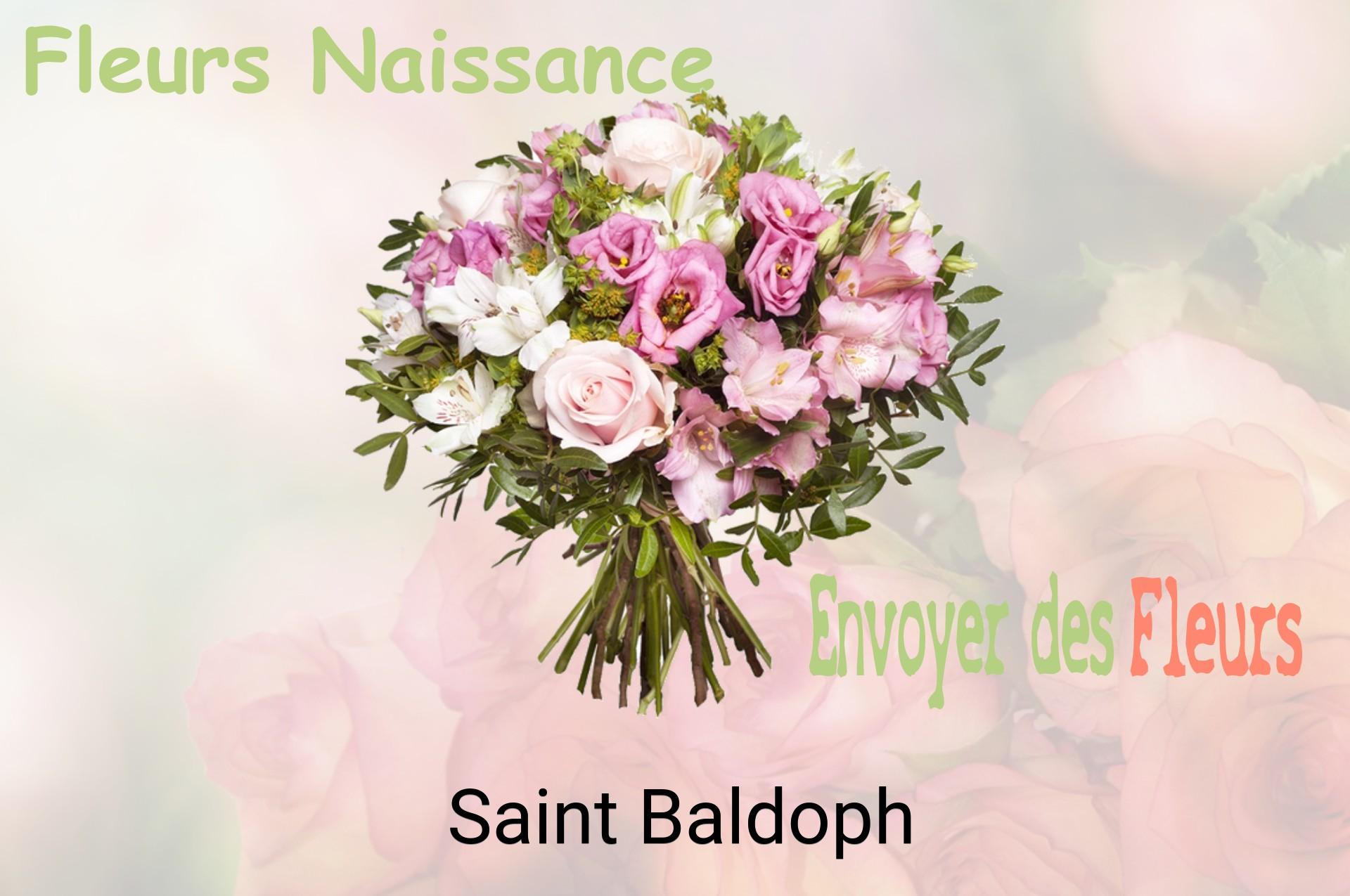 Bouquet de fleurs de naissance livré à Saint-Baldoph